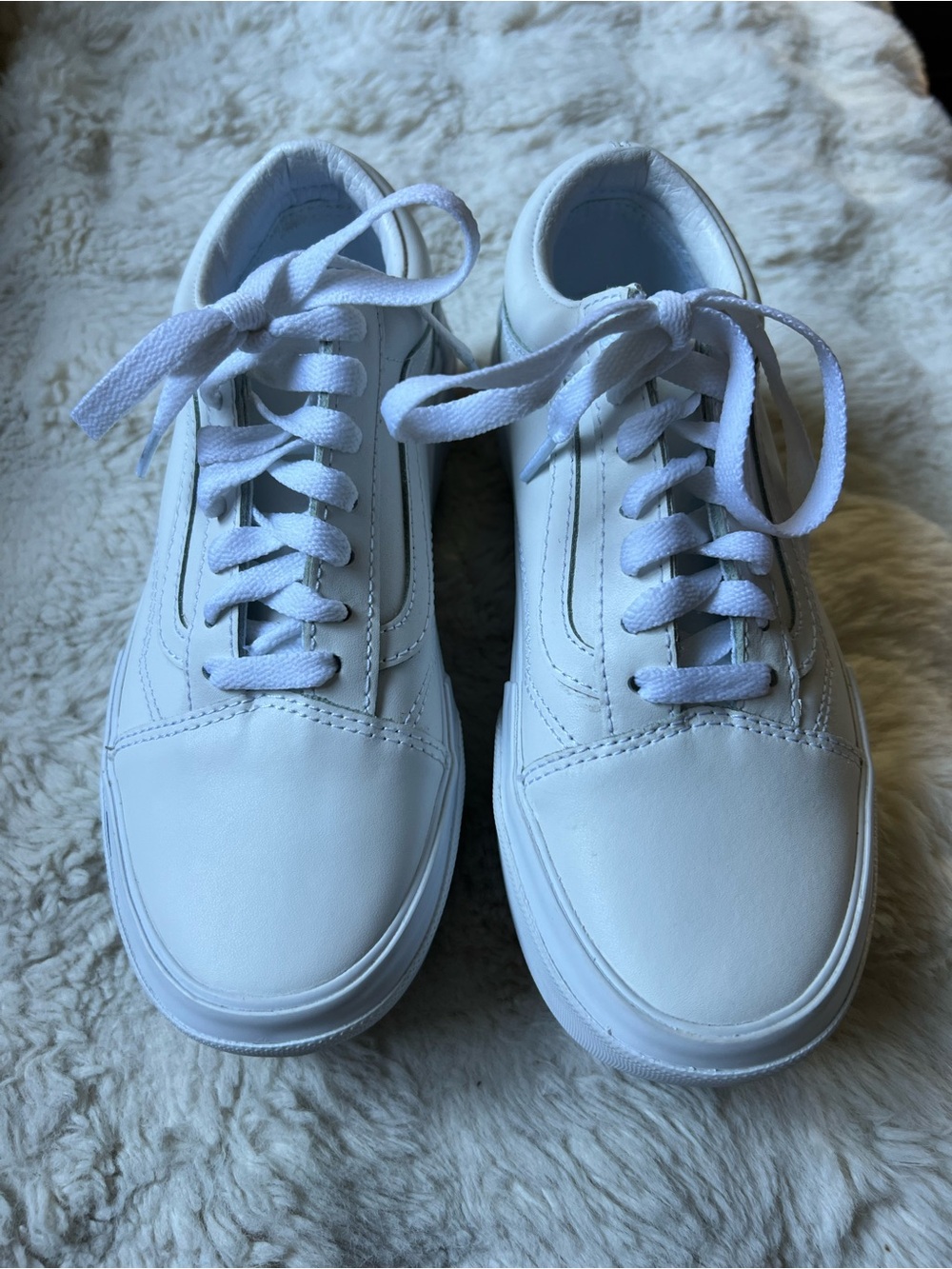 Vans Leather Old Skool Stacked Platform women's size 5 - Picture 8 of 14